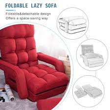 casainc folding lazy floor chair sofa