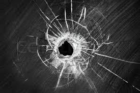 bullet hole in glass 1