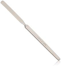 stainless steel makeup spatula