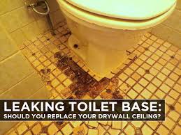 Leaking Toilet Base Should You Replace