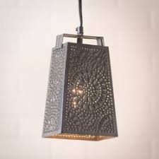Punched Tin Lighting Country Vintage Home
