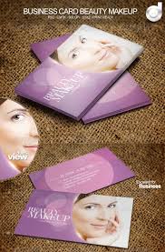 business card beauty makeup by