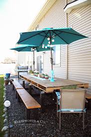 Diy Pallet Outdoor Dining Table Taste