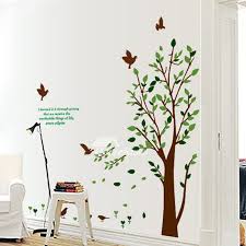 Bedroom Wall Art Stickers Tree Flower