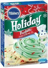 Pillsbury Funfetti Holiday Sugar Cookie Mix Jo Ann gambar png