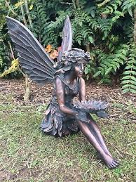 large fairy garden ornament statue