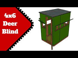 Deer Stand Plans 4x6