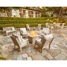 Polywood Square 42 Fire Pit Table