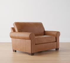 Leather Twin Sleeper Sofa