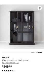 Sliding Door Glass Display Cabinet