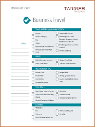 Microsoft Word Vacation Checklist Template 5503