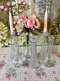 Glass Vases Vintage Vase Set