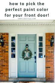 Color Paint For Your Front Door