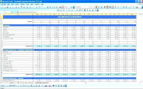 Excel Spreadsheet For Small Business Income And Expenses Template