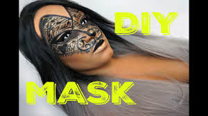 diy cat masquerade mask halloween