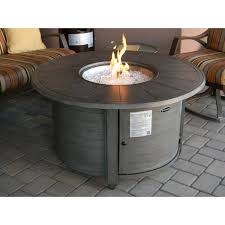 aluminum propane outdoor fire pit table