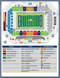 Seating Chart Of The Golden Panther Stadium Seating Charts