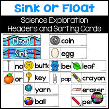 sink or float science exploration by
