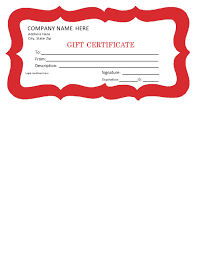 39 christmas gift certificate templates