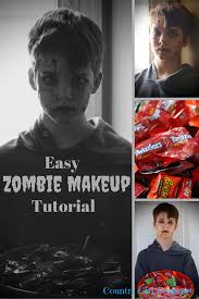 easy zombie makeup tutorial my hot