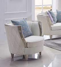 Traditional Linen Blend Sofa Set 3 Pcs