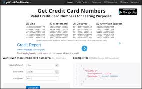 For example, a free number of american express is 378282246310005 or 371449635398431. Need A Credit Card Number For An Online Free Trial This Service Lets You Get A Fake One Redmond Pie