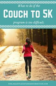 couch to 5k program is too difficult