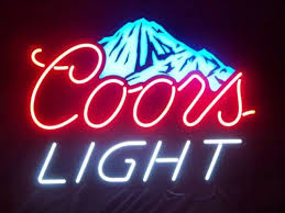 New Coors Light Led Color Changing Neon Beer Pub Sign Light For Man Cave Bar Ebay Neon Beer Signs Neon Signs Neon Light Signs