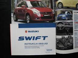 SUZUKI SWIFT III Polska instrukcja Swift 2005-2010 - 7183157859 - oficjalne  archiwum Allegro