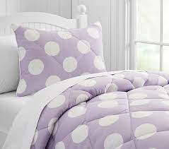 lavender cozy dot comforter kids