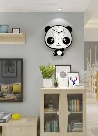 Cute Panda 3d Acrylic Swing Modern Wall