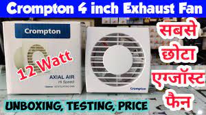 crompton 4 exhaust fan 100 mm