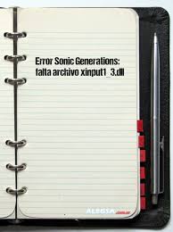 error sonic generations falta archivo