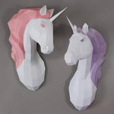 Make A 3d Paper Unicorn With A Template