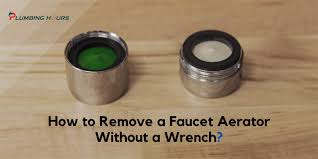 A Faucet Aerator Without A Wrench