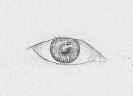 Was man anzieht, hängt auch david: Strahlende Augen Pupille Iris Zeichnen Lernen Zeichenkurs