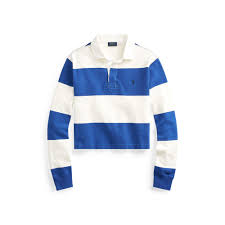 polo ralph lauren cotton rugby shirt in