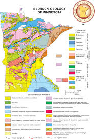 Bedrock Geology Of Minnesota In 2019 Geology Minnesota