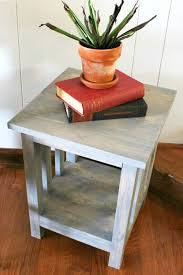 build a simple diy mission style end table