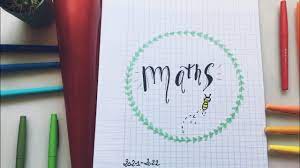 Page de garde maths | Back to school 2021-2022 mini série #rentréemasqué  #rentréescolaire - YouTube