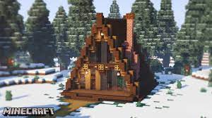 winter cabin a frame concept