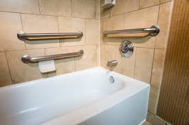 improve safety with bathroom grab bars