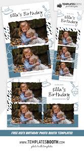 birthday photo booth template