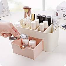 cosmetic organizer with drawer makeup