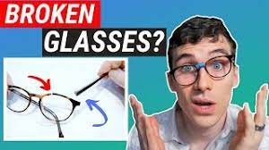 how to fix broken glasses at home