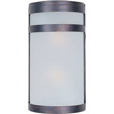 Arc Led 2 Light Outdoor Wall Lantern