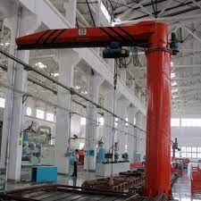 floor mounted column jib crane with