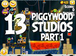 Angry Birds Seasons Piggywood Studios, Part 1! Level 1-13 Walkthrough