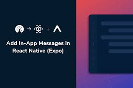 app messages in react native expo