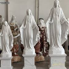 Classic Catholic Marble Mary Statues
